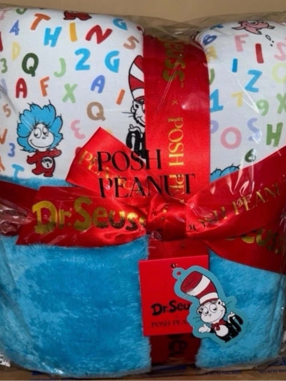 Posh Peanut DR Seuss Blanket